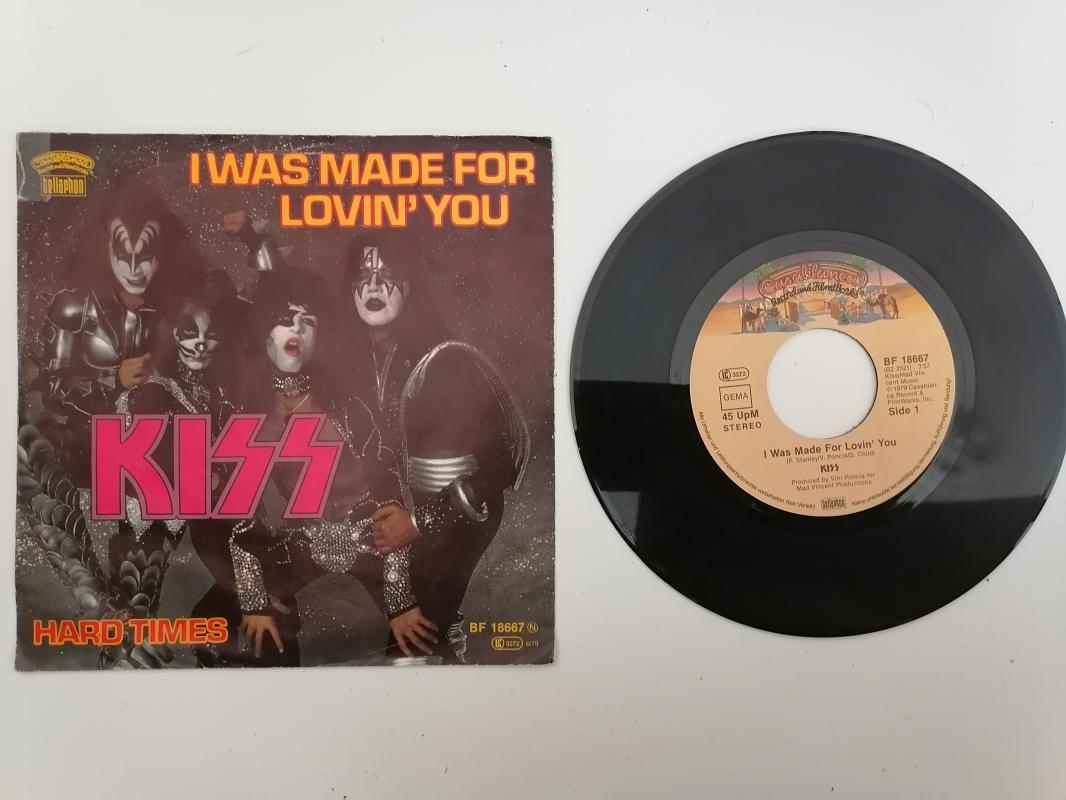 KISS - I WAS MADE FOR LOVIN’ YOU - 1979 ALMANYA  BASIM 45 LİK PLAK