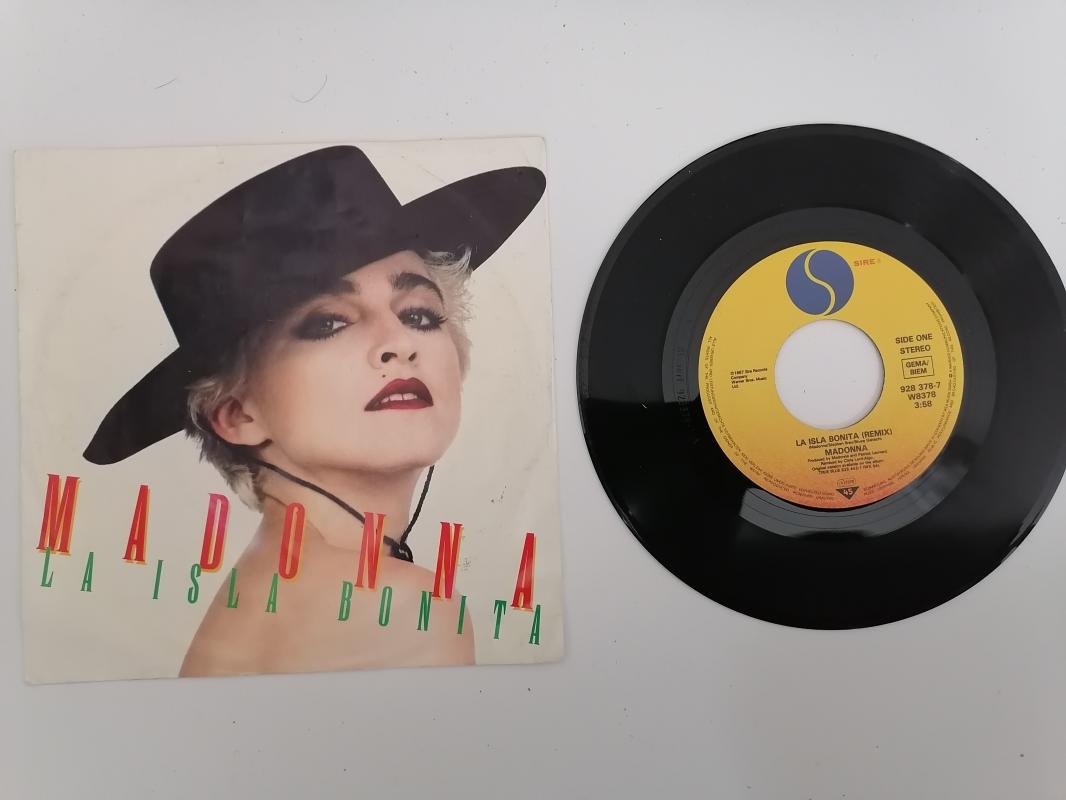 MADONNA - LA ISLA BONITA  1987 ALMANYA BASIM 45 LİK PLAK