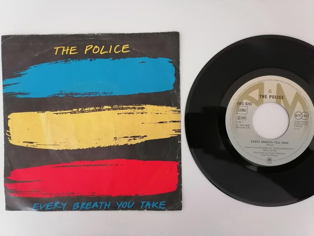 THE POLICE - EVERY BREATH YOU TAKE- 1983 HOLLANDA BASIM 45 LİK PLAK