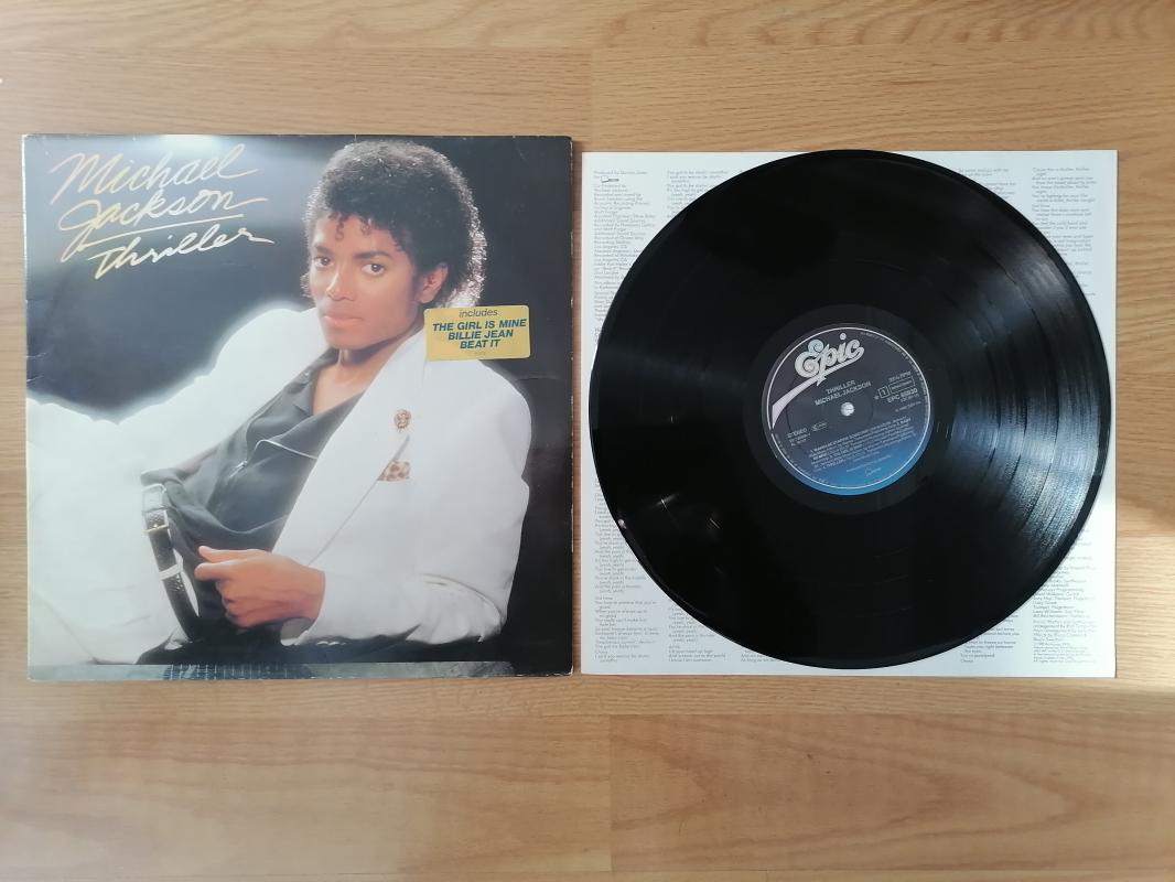 MICHAEL JACKSON - THRILLER - 1982 HOLLANDA BASIM LP ALBÜM - 33 LÜK PLAK