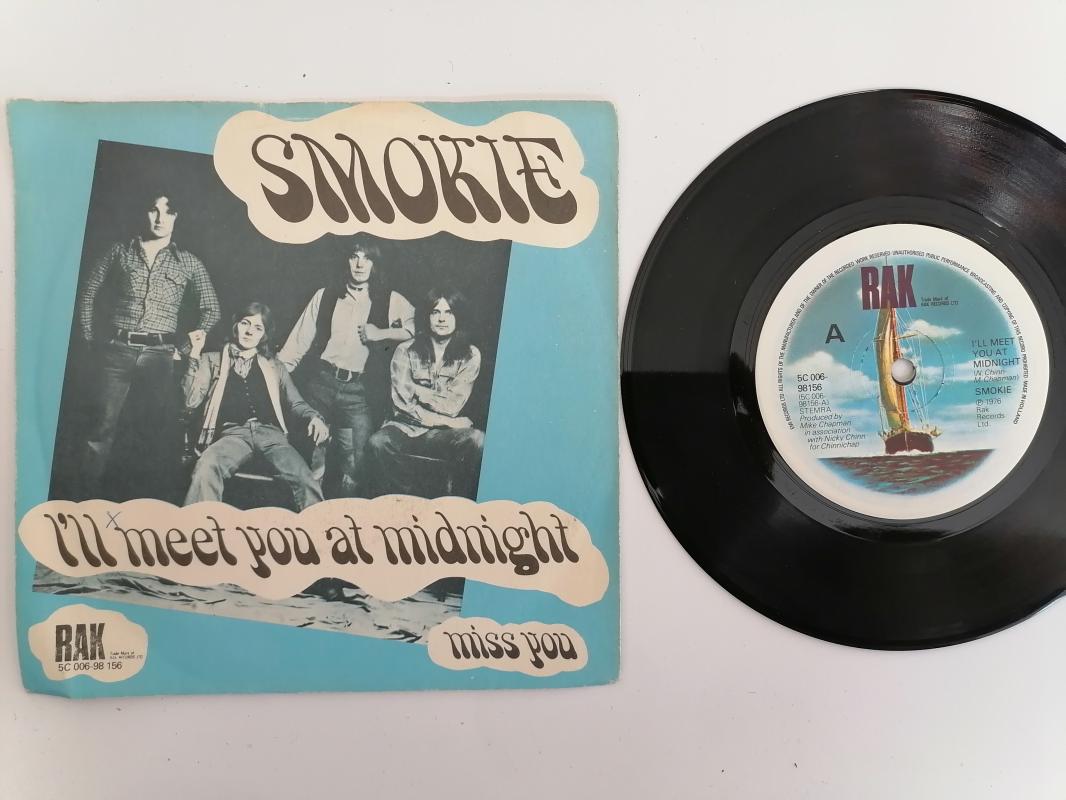 SMOKIE - I’LL MEET YOU AT MIDNIGHT - 1976 HOLLANDA BASIM 45 LİK PLAK