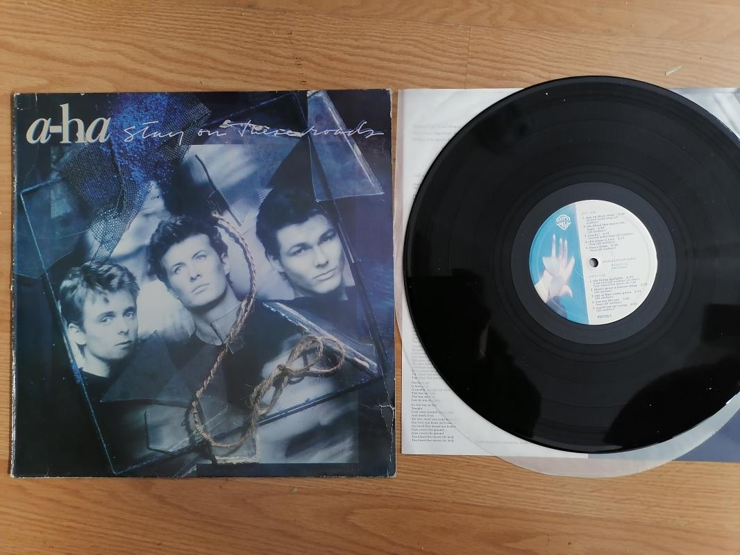 A-HA  - STAY ON THESE ROADS - 1988 YUNANİSTAN BASIM - 33 LÜK LP PLAK