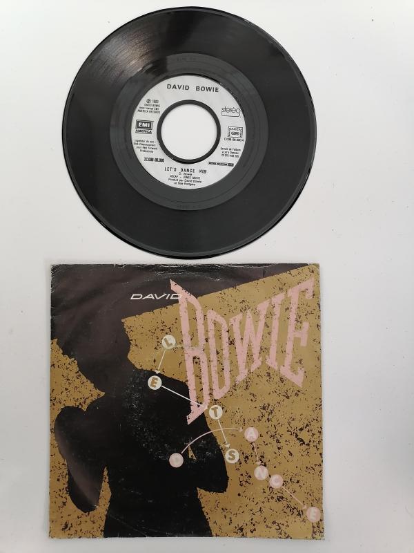 DAVID BOWIE  - LET’S DANCE / CAT PEOPLE -  1983 HOLLANDA  BASIM 45 LİK PLAK