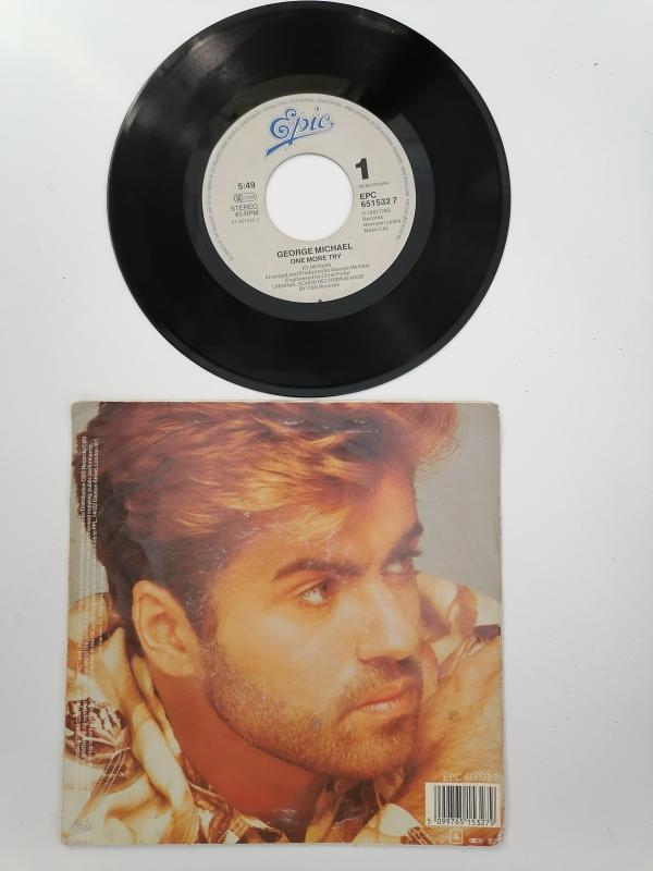 GEORGE MICHAEL - ONE MORE TRY - 1988 HOLLANDA BASIM 45 LİK PLAK