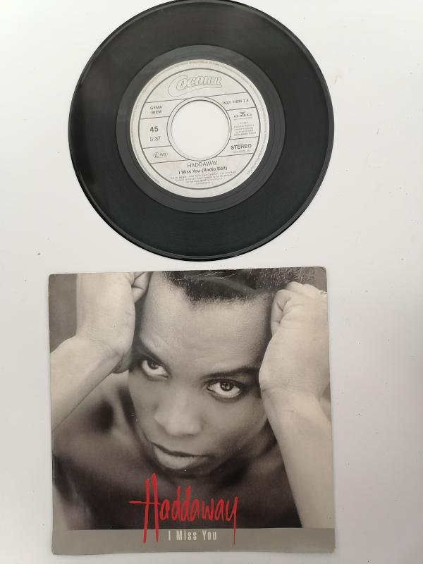 HADDAWAY - I MISS YOU  - 1993  ALMANYA   BASIM 45 LİK PLAK