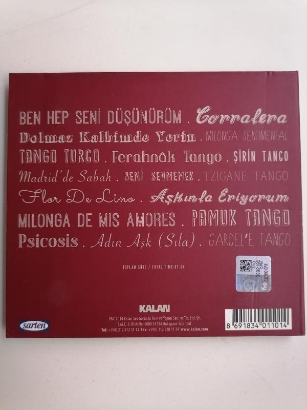 ŞİRİN PANCAROĞLU / BORA UYMAZ - CAFE TANGO - 2004 TÜRKİYE  BASIM CD ALBÜM