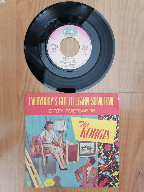 THE KORGIS - EVERYBODY’S GOT TO LEARN SOMETIME  1980 FRANSA BASIM 45 LİK PLAK