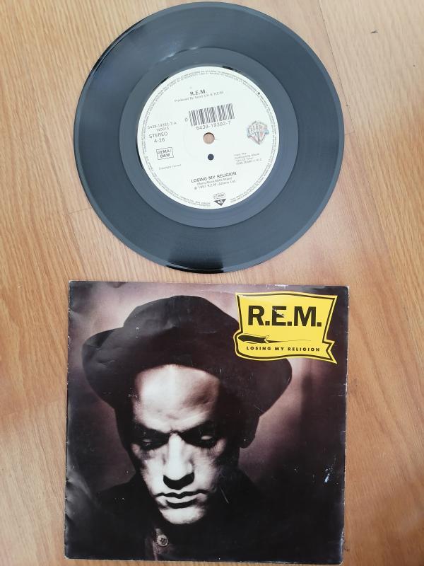 R.E.M. - LOSING MY RELIGION  - 1991 ALMANYA BASIM  NADİR 45 LİK  PLAK