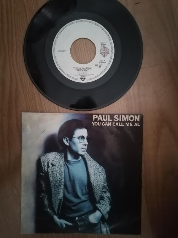 PAUL SIMON - YOU CAN CALL ME ALL - 1986 ALMANYA BASIM 45 LİK PLAK