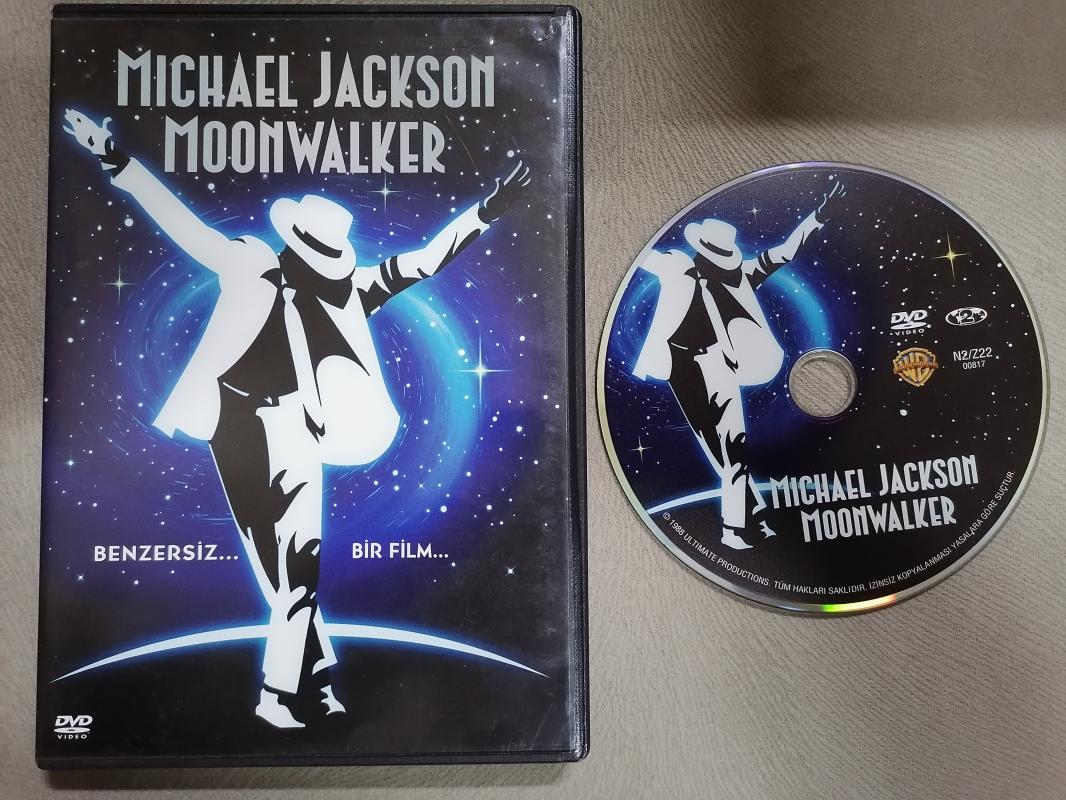 MICHAEL JACKSON MOONWALKER -  89 DAKİKA DVD FİLM TÜRKİYE BASIM