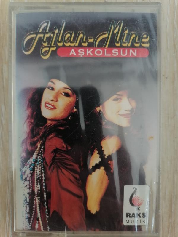 Ajlan / Mine  - Aşkolsun- 1993 Türkiye Basım Kaset Albüm -  Sıfır Ürün