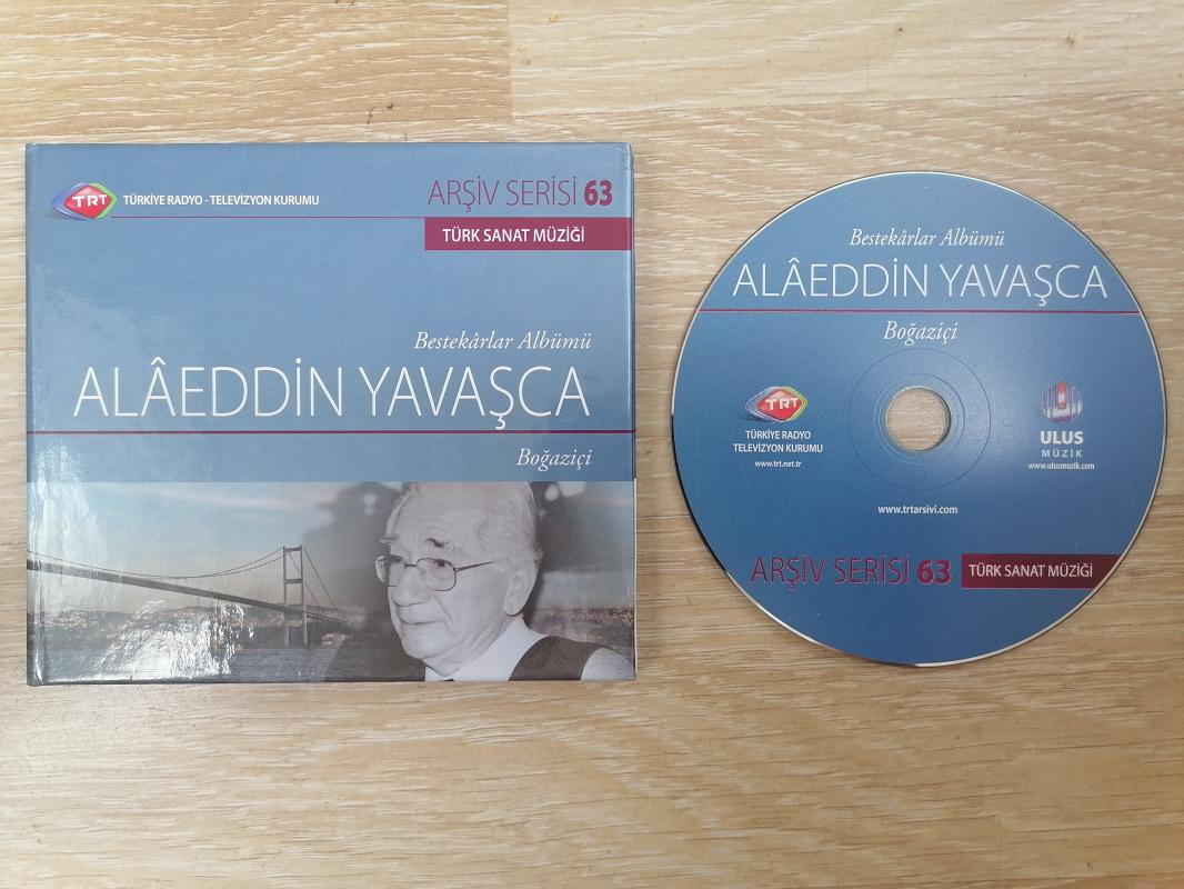 TRT Arşiv Serisi 63 / Bestekarlar Albümü - ALAEDDİN YAVAŞÇA / Boğaziçi - CD ALBÜM