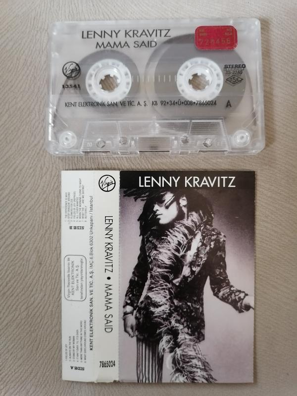 LENNY KRAWITZ - MAMA SAID - 1992 TÜRKİYE  BASIM -  KASET ALBÜM