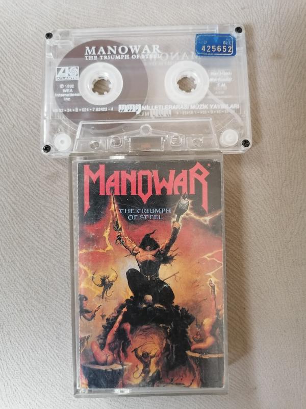 MANOWAR - THE TRIUMPH OF STEEL  - 1992 TÜRKİYE  BASIM -  KASET ALBÜM