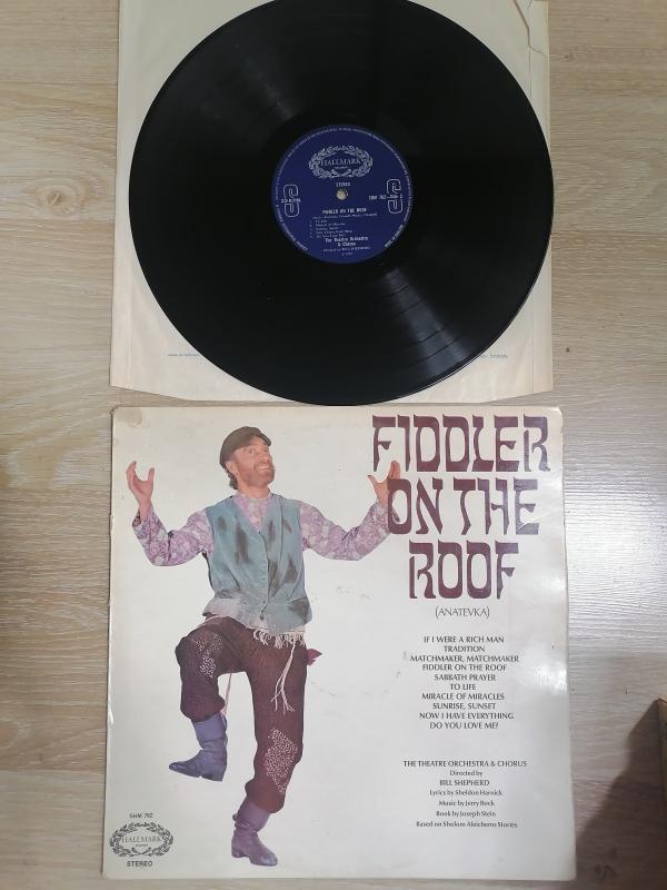 TOPOL - FIDDLER ON THE ROOF ( ANATEVKA ) ( DAMDAKİ KEMANCI ) 1967 BASIM İNGİLTERE BASIM 33 LÜK LP  PLAK