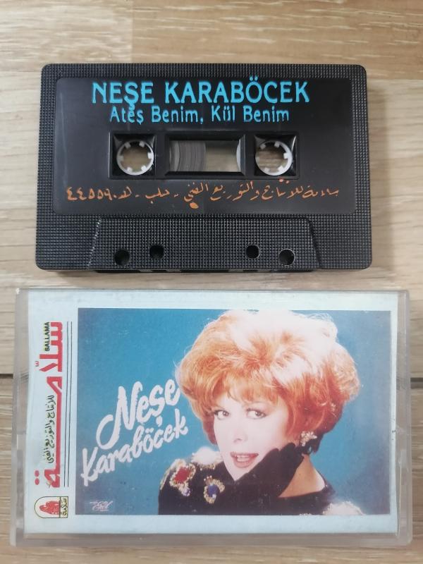 NEŞE KARABÖCEK  - ATEŞ BENİM KÜL BENİM - 199? NADİR SURİYE  BASIM -  KASET ALBÜM