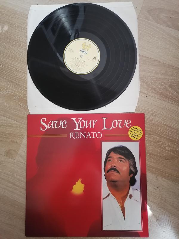 RENATO - SAVE YOUR LOVE - 1982 İNGİLTERE  BASIM  33 LÜK LP  PLAK