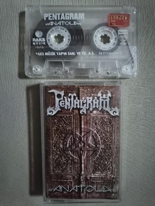 PENTAGRAM - ANATOLIA -  1997 TÜRKİYE  BASIM -  KASET ALBÜM