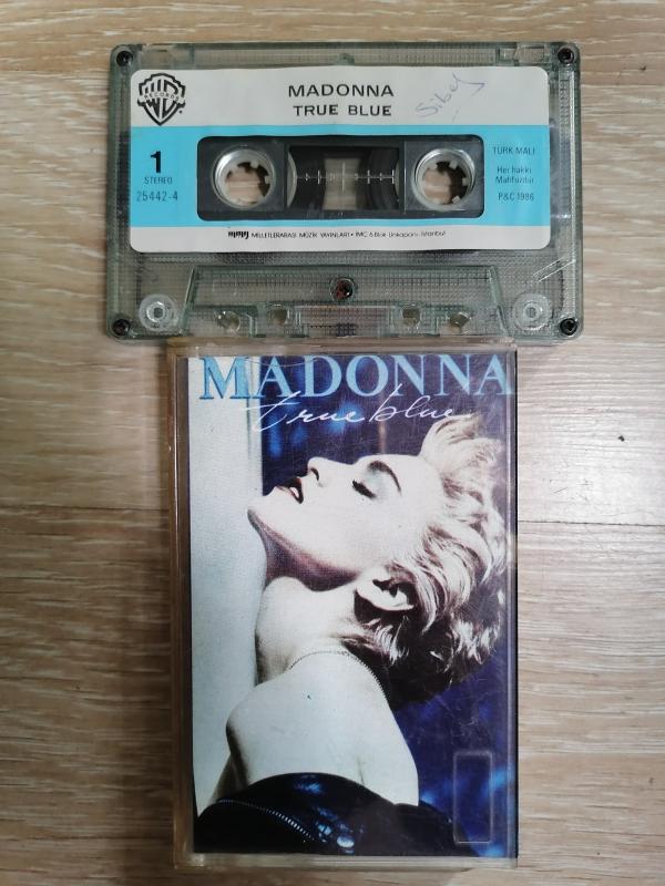 MADONNA - TRUE BLUE  - 1986 TÜRKİYE BASIM KASET - İLK BASIM KAĞITLI