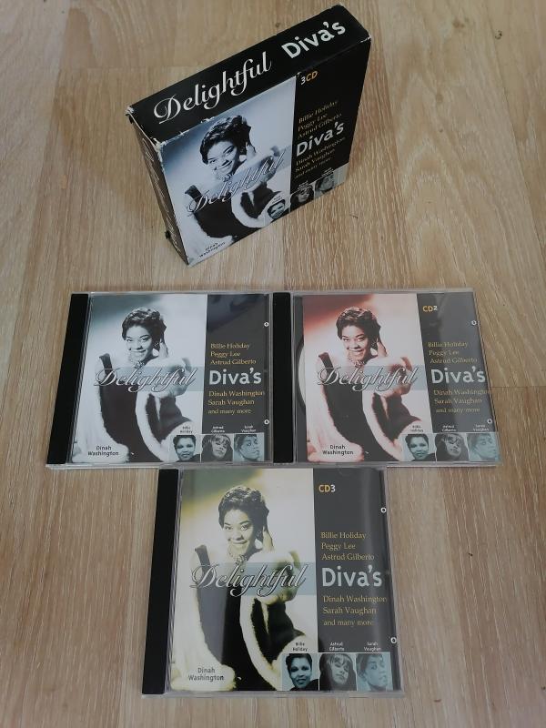 DELIGHTFUL DIVA’S - 3 CD SET  - 2003 İngiltere  Basım CD Seti - Özel Kutusunda