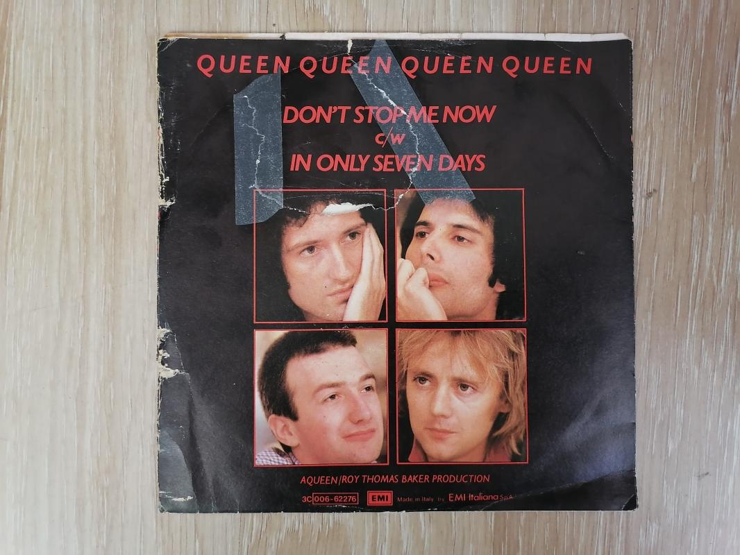 QUEEN - Don’t Stop Me Now -  1979  İtalya Basım Nadir 45 lik Plak