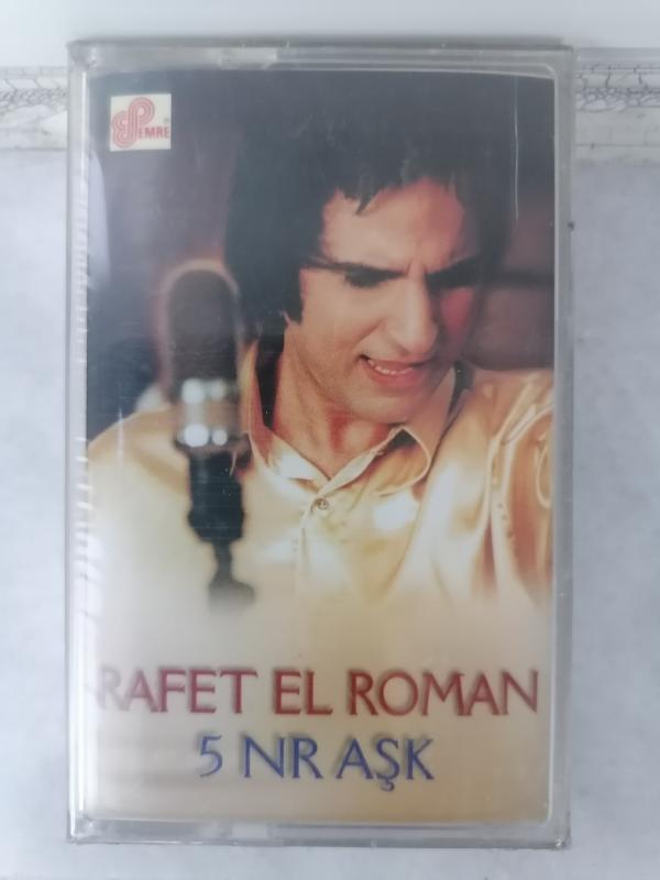 RAFET EL ROMAN - 5NR AŞK  - 2002 TÜRKİYE BASIM KASET ALBÜM - AÇILMAMIŞ AMBALAJINDA