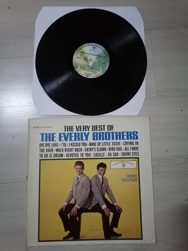 THE VERY BEST OF THE EVERLY BROTHERS 1963 ALMANYA BASIM LP ALBÜM BYE BYE LOVE WAKE UP LITTLE SUSIE