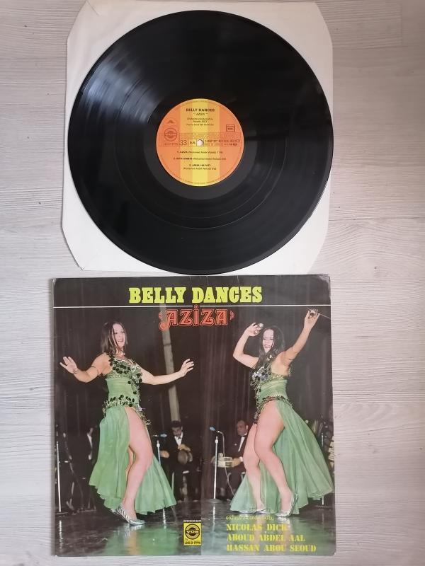 AZIZA - BELLY DANCES -  1975 Fransa Basım 33 lük Plak LP Albüm