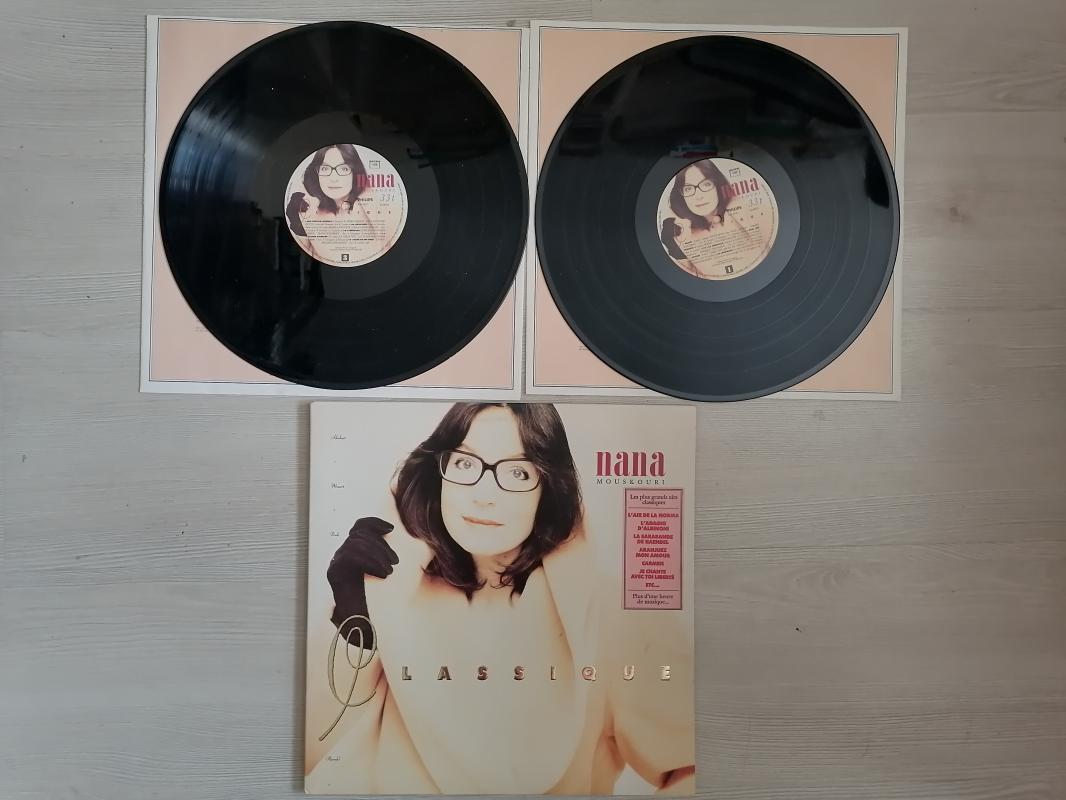 NANA MOUSKOURI - Classique -  1988 Fransa Basım 33 lük  Double LP Albüm