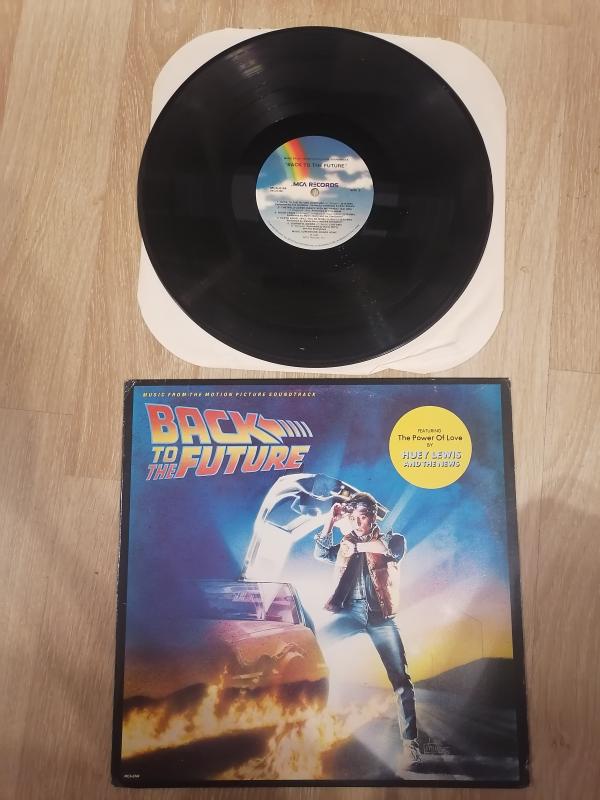 BACK TO THE FUTURE - SOUNDTRACK ALBÜM  - 1985 Kanada  Basım - Nadir 33 lük LP Albüm