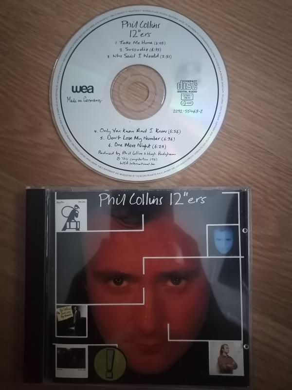 PHIL COLLINS - 12’’ ERS - 1987 ALMANYA  BASIM  CD