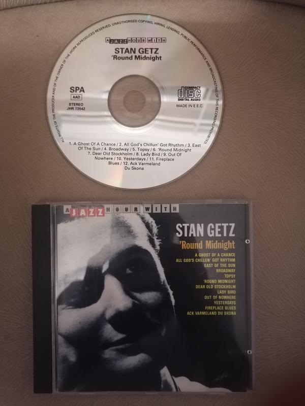 STAN GETZ - Round Midnight - 1990 Belçika  Basım CD Albüm