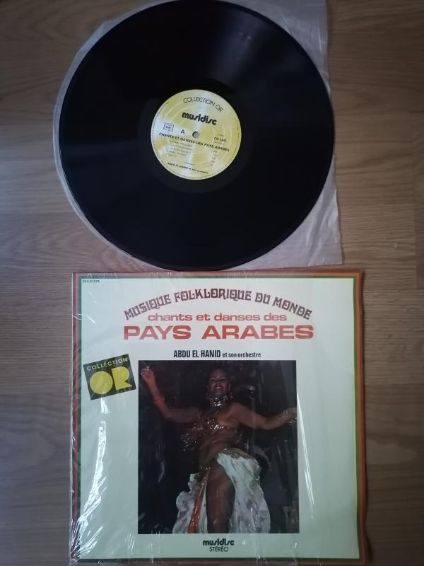 Abdu - El - Hanid Et Son Orchestre – Chants Et Danses Des Pays Arabes  Fransa Basım 33 Lük LP Albüm