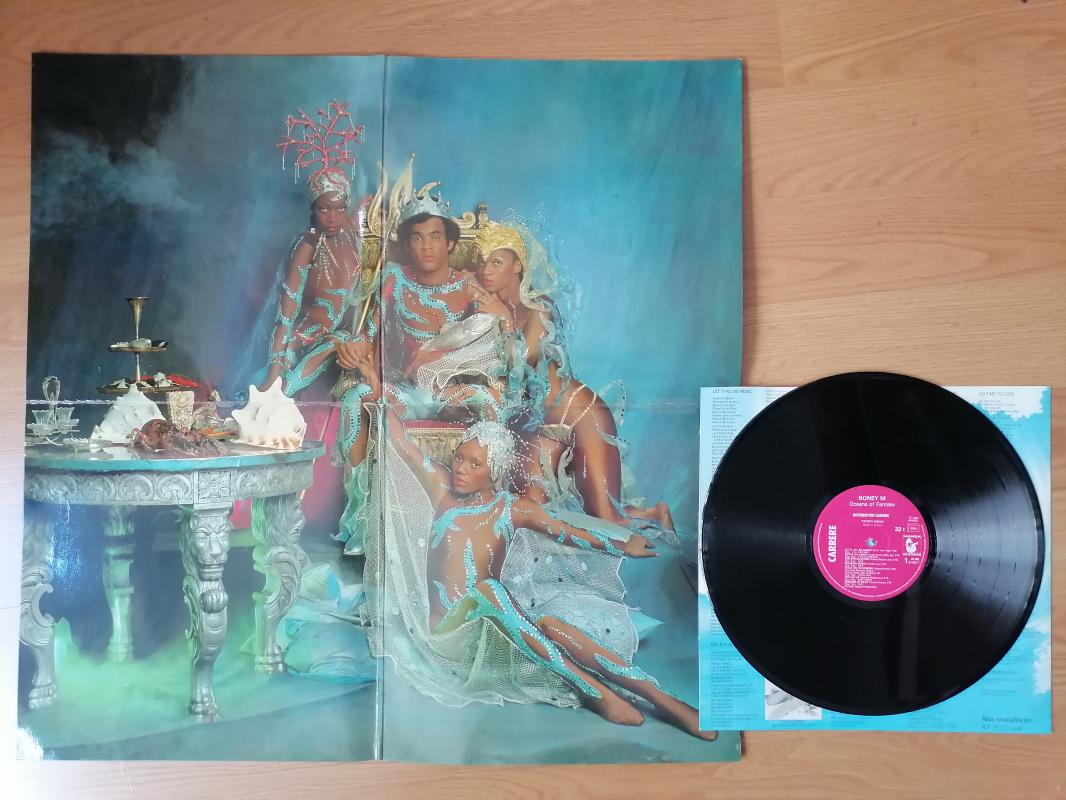 Boney M. – Oceans Of Fantasy - 1979 Fransa Basım Poster Kapaklı 33 Lük LP Albüm