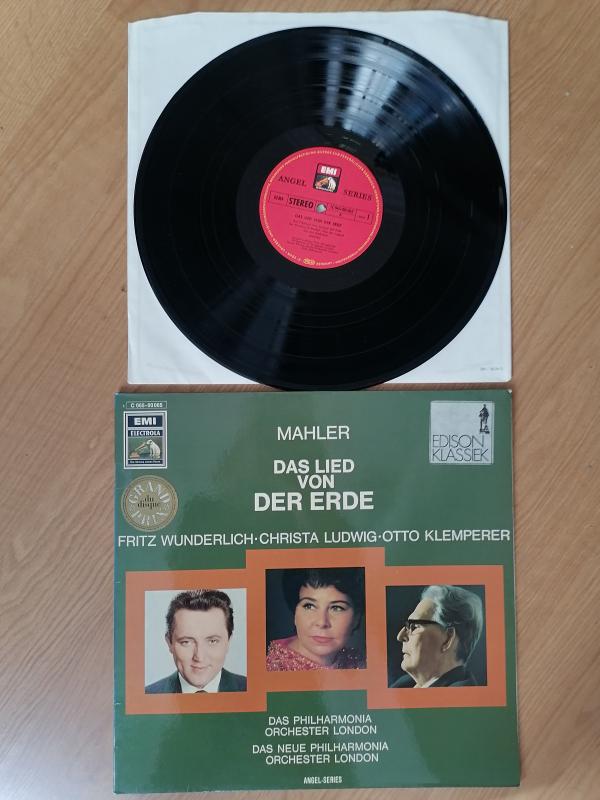 Gustav Mahler- Das Lied Von Der Erde -Londra Flarmoni Orkestrası -1967 Almanya Basım 33 Lük LP