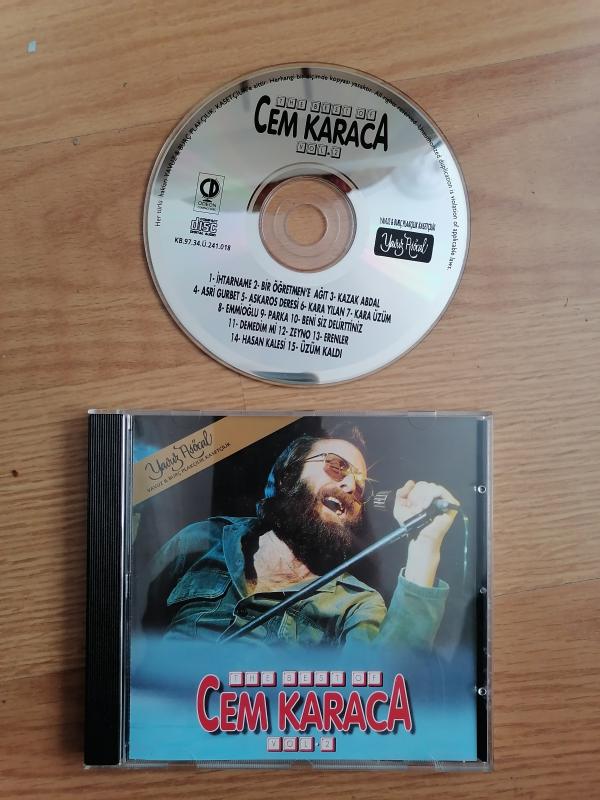 CEM KARACA - THE BEST OF CEM KARACA VOL. 2 - 1998 TÜRKİYE BASIM - CD ALBÜM ( SARI BANDROLLÜ )