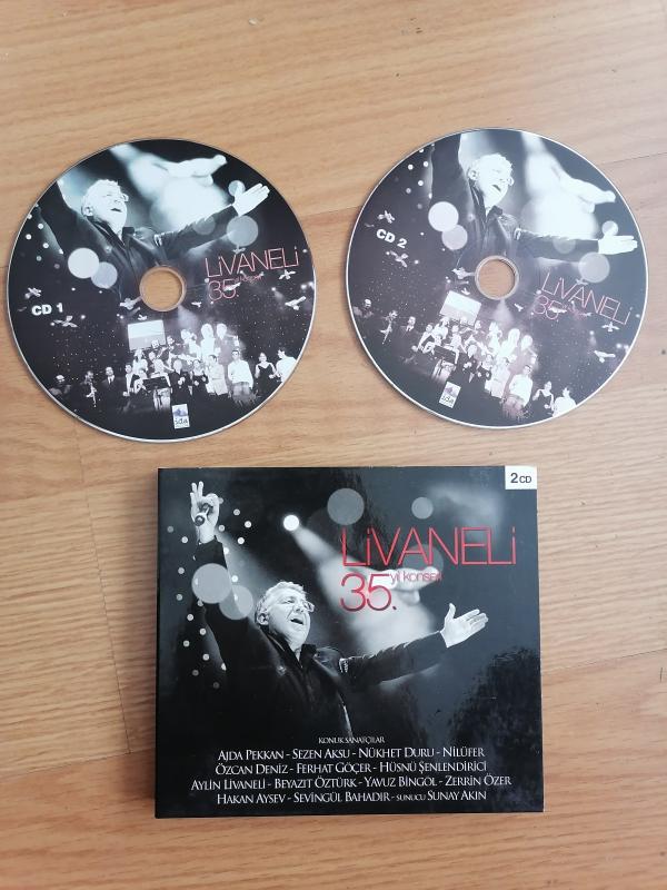 LİVANELİ 35. YIL KONSERİ - 2 CD LİK SET - 2008 TÜRKİYE BASIM DOUBLE CD ALBÜM