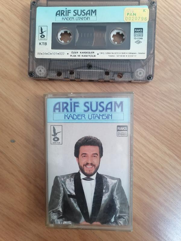 Arif Susam - Kader Utansın  - 1988 Türkiye Basım Kaset - Kağıtlı İlk Basım