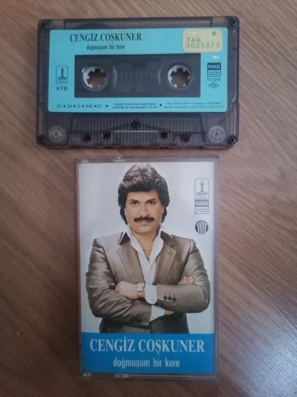 Cengiz Coşkuner - Doğmuşum Bir Kere - 1987 Türkiye Basım Kaset - Kağıtlı İlk Basım