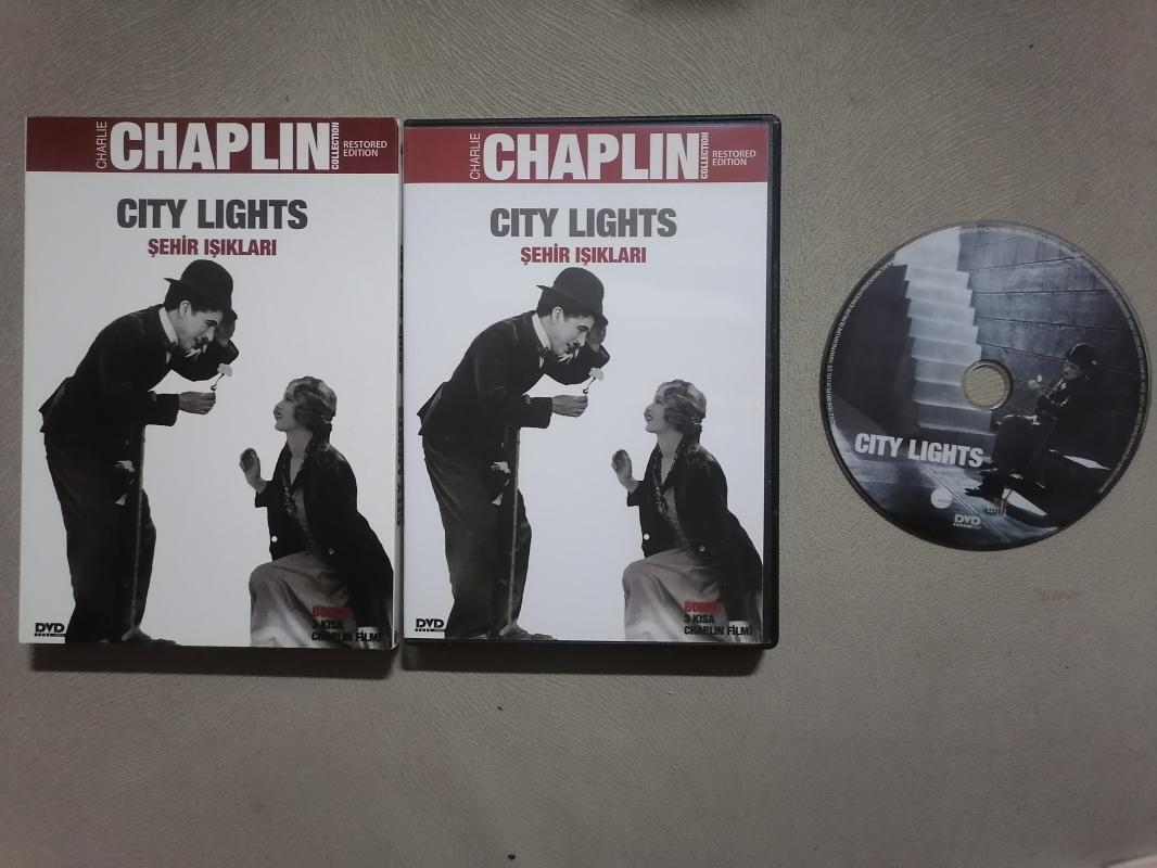 ŞEHİR IŞIKLARI / CITY LIGHTS  - Charlie Chaplin Restored Edition 87 DAKİKA - DVD Film - Özel Kutusunda