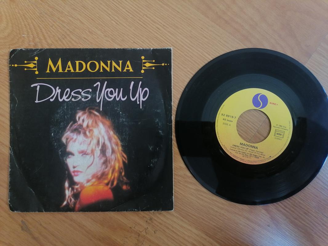 Madonna - Dress You Up / Shoo-Be-Doo - 1984 Fransa Basım 45 lik Plak