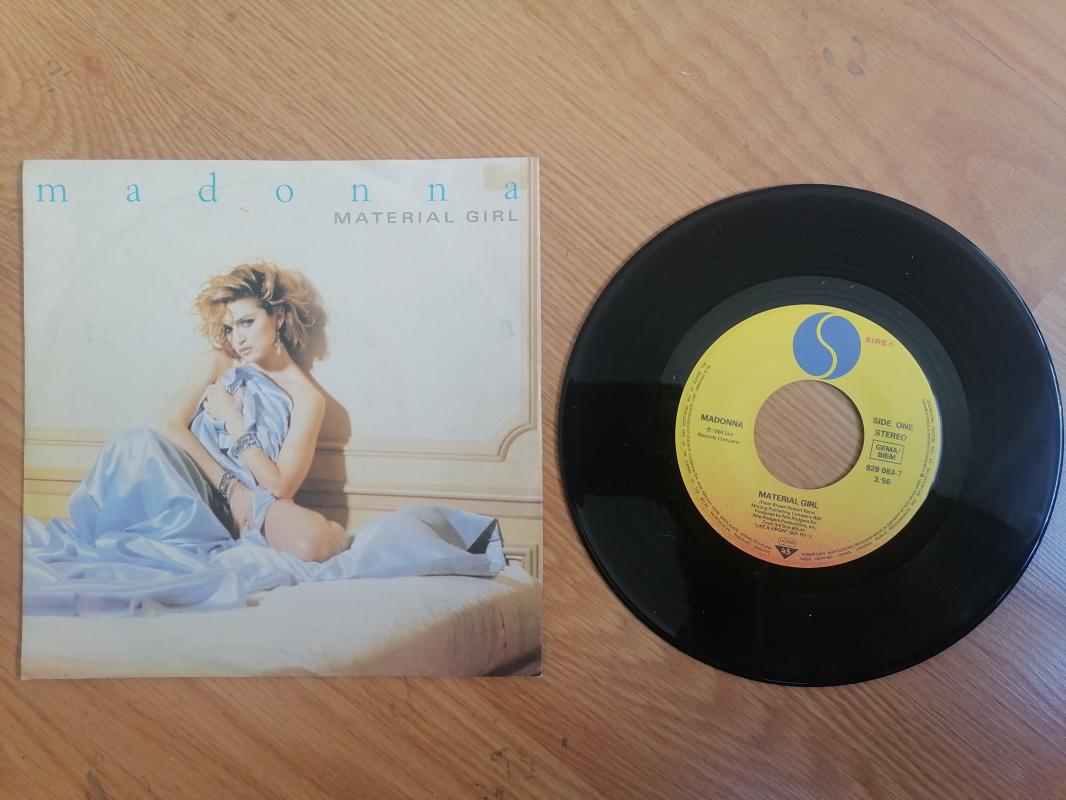 Madonna - Material Girl / Pretender - 1984 Almanya Basım 45 lik Plak