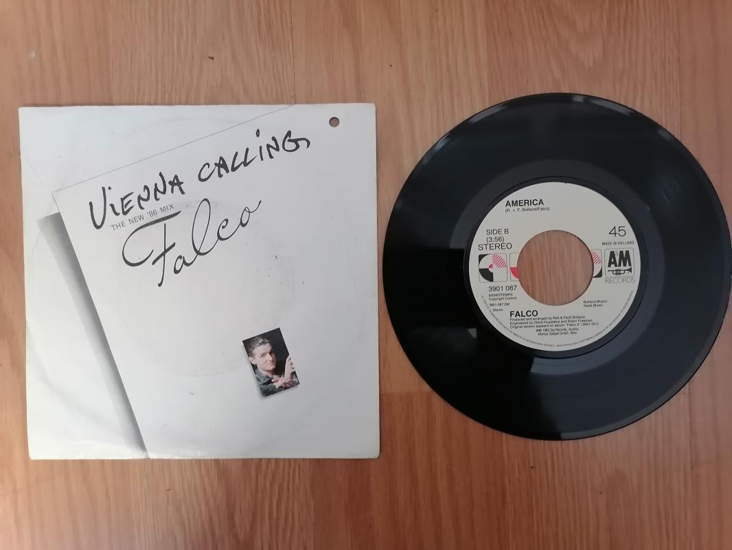 FALCO - VIENNA CALLING - 1985 HOLLANDA BASIM 45 LİK PLAK