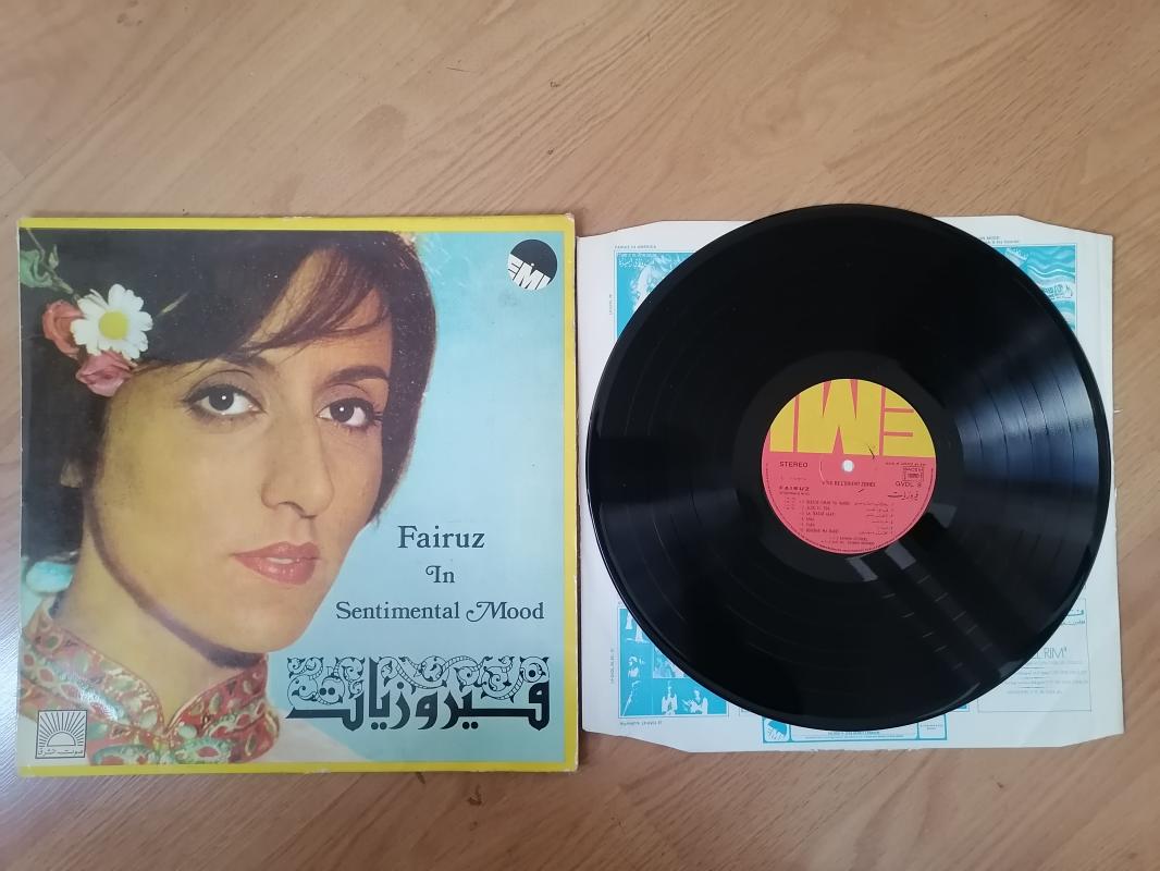 FAIRUZ - Fairuz in Sentimental Mood - 1965 Lübnan Kayıt Yunanistan Basım - 33 LÜK Nadir LP Plak