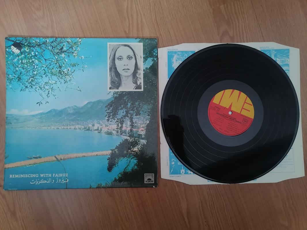 Fairuz -Reminiscing With Fairuz - 1972 Lübnan Kayıt Yunanistan Basım - 33 LÜK Nadir LP Plak