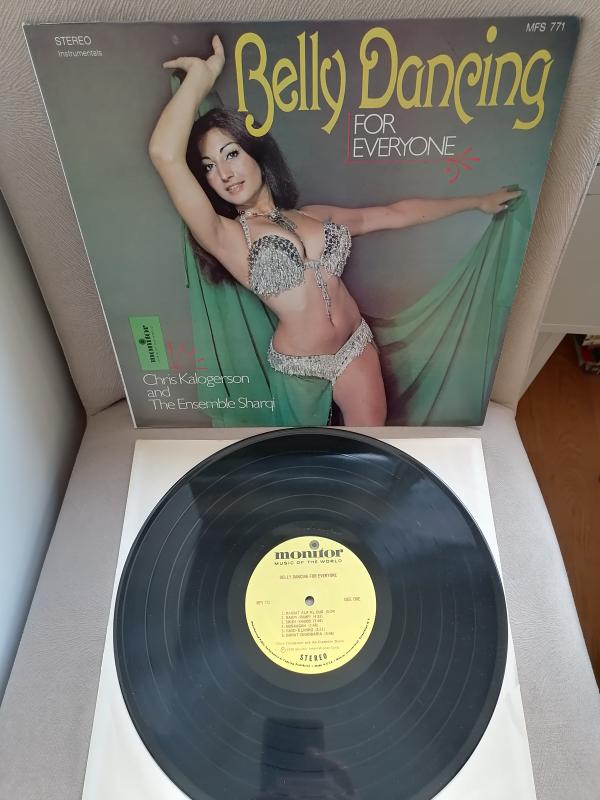 Chris Kalogerson & The Ensemble Sharqi ‎ Belly Dancing For Everyone 1975 USA  LP Albüm 33 lük  Plak