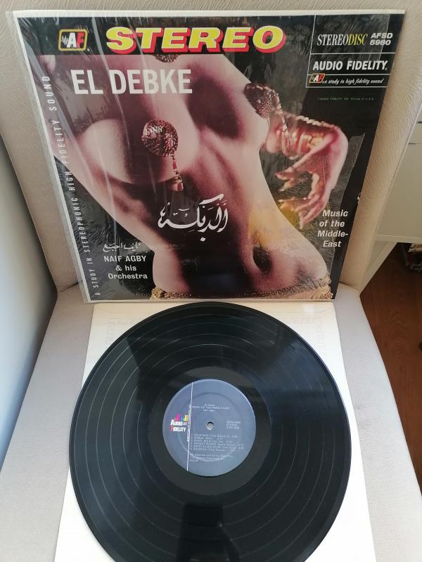 NAIF AGBY & His Orchestra – El Debke: Music Of The Middle East 1962 USA  LP Albüm 33 lük  Plak