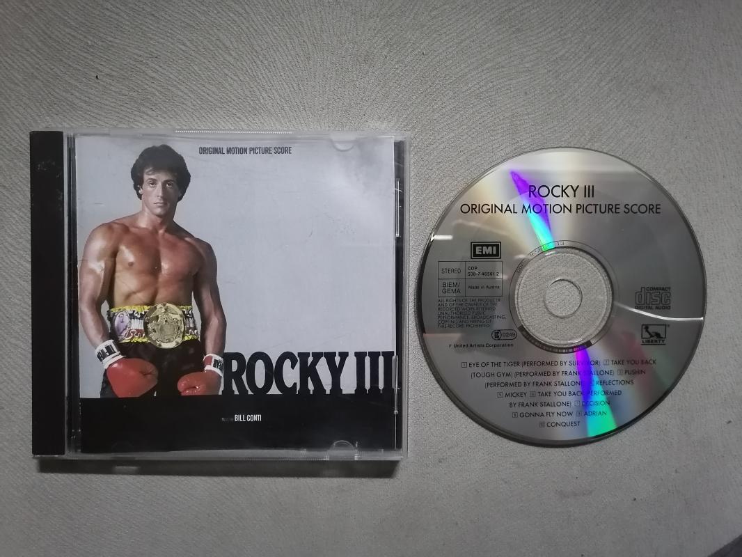 ROCKY III  - Original Soundtrack - 1989  Avusturya Basım CD Albüm