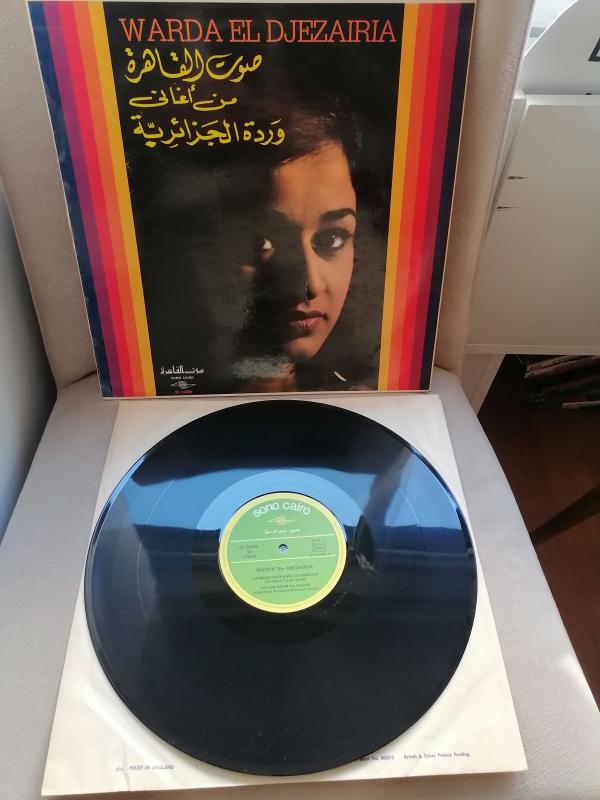 Warda ‎– Warda El Djezairia - Fransa Dönem Basım Albüm - 33 lük LP Plak