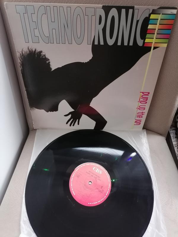 Technotronic – Pump Up The Jam - 1989 Portekiz Basım Albüm - 33 lük LP Plak